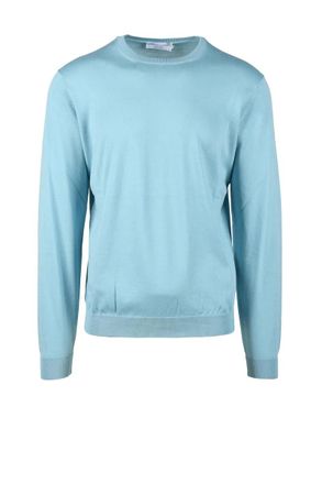 FILIPPO DE LAURENTIIS Cotton Sweater - Light Blue