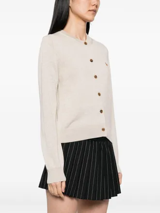 Maison Kitsun&eacute; Baby Fox Cardigan - Beige