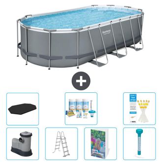 Bestway Piscina Bestway Power Steel Oval - 549x274x122 Cm - 8-piezas S574