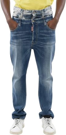 Dsquared2 Navy Blue High Rise Jeans