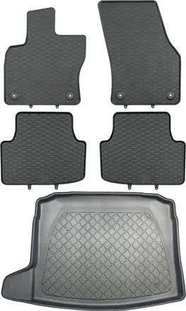 OEM Volkswagen Tiguan Ii Suv Desde Mayo De 2016. Juego De Alfombrillas De Goma Para Coche + Alfombrilla Para Maletero