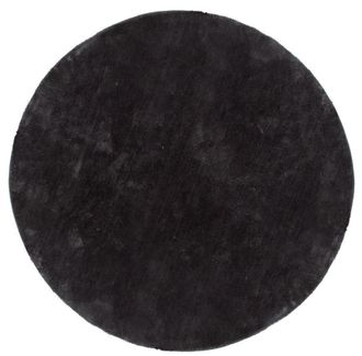 VE DESIGN Runder Design Teppich Undra &oslash; 200 cm - Dunkelgrau