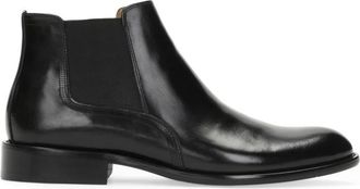 Kazar Zwarte Chelsea-laarzen voor heren - Heren - Chelseaboots - Zwart - 41 EU - Leer - Schoenen