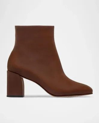 Bernardo 65mm Naomi Leather Ankle Booties