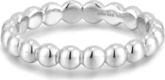 Ania Haie Womens Round Dome Bands Ring In Silver