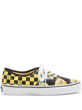 Valentino Garavani x Vans sneakers met ruiten - Geel