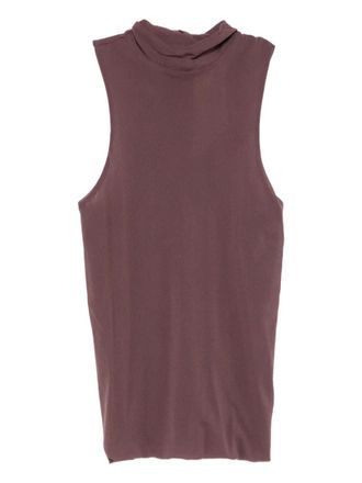 Rame cowl-neck sleeveless top - women - Fabric - III - Brown