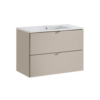 Petits Meubles Mueble bajo lavabo encastrado estratificado 80cm