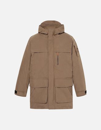 Timberland Mens WILMINGTOPN DOWN PARKA - Brown - Size: 38/Regular