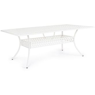 BIZZOTTO Bizzotto - Mesa De Exterior Ivrea Rectangular Blanca 107x 213 Cms