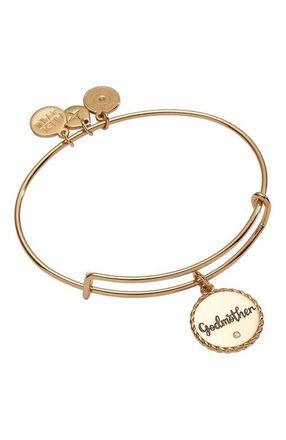 Alex and Ani Godmother Charm Bangle Bracelet in Gold at Nordstrom