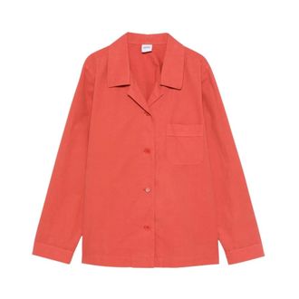 Aspesi Shirts, female, Red, Size: S Pajama-type Shirt Jacket