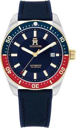 Tommy Hilfiger Th 85 Automatic - Heren - Horloges - Grijs - ONE Size - Leer - Accessoires