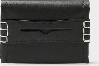 J.W.Anderson Womens Loafer topstitched card case