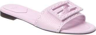 Fendi Fendi Baguette Leather Flat Sanda