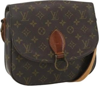 Louis Vuitton Pre-owned Cross Body Bags, female, Brown, Size: ONE SIZE Pre-owned Vintage Canvas Cross Body Bag