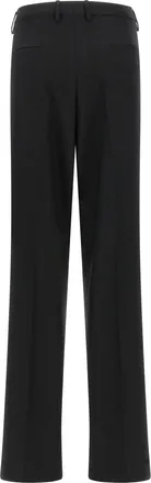 Tagliatore Virgin Wool Tailored Trousers - Black