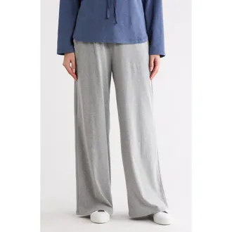 Max Studio Heather Knit Sweatpants in Heather Light Grey at Nordstrom Rack, Size X-Large
