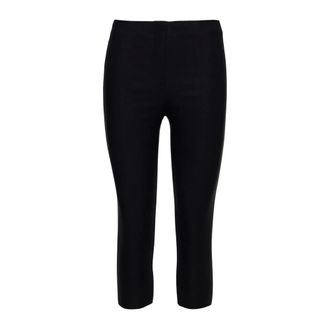 Wakakuu Icons Broeken, Dames, Zwart, L, Cropped Broeken