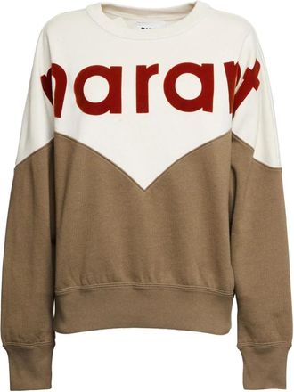 Isabel Marant Dames, Sweatshirts & Hoodies, Beige, Maat: 2XS Katoen