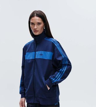 adidas Originals x ASOS - Giacca sportiva r&eacute;tro blu navy