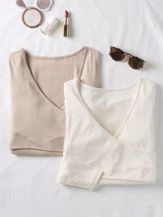Envie de Fraise 2er-Pack Shirts f&uuml;r Schwangerschaft und Stillzeit FIONA ENVIE DE FRAISE wollwei&szlig;
