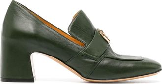 Madison.Maison Lock 55mm leather pumps - women - Calf Leather/Calf Leather/Calf Leather/Rubber - 39.5 - Green