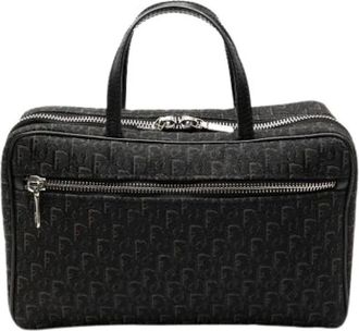 Dior Pre-owned Handbags, female, Black, Size: ONE SIZE Pre-owned Canvas handbags