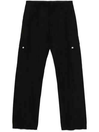 Off-white Woolgab cargo pants - men - Cupro/Viscose/Cotton - 50 - Black