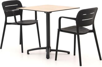 Forza Furniture Forza Pazzia/Canzo 70cm dining tuinset 3-delig stapelbaar