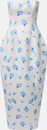 LEO LIN Jessica floral bustier gown