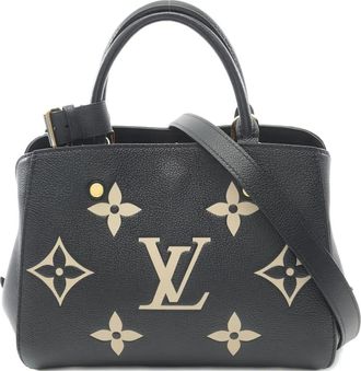 Louis Vuitton Montaigne BB two-way handbag - Black