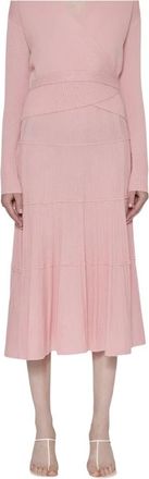 arch4 Gabriela Midi Rok - Dames - Midirokken - Roze - M - Kasjmier - Rokken