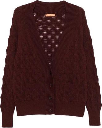 Ermanno Scervino Cardigans - Dames - Vesten - Rood - M - Truien & Vesten