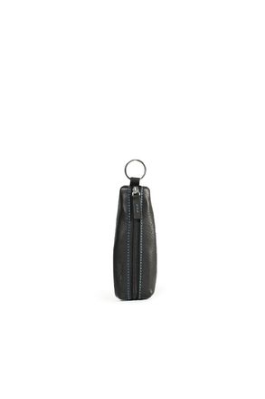 Melluso Portamonete uomo in pelle nero cp119