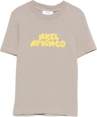 Axel Arigato T-shirt met logoprint - Grijs