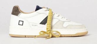 D.A.T.E. D. A.T. E. Court 2.0 Low Top Calfskin Sneakers with Perforated Toe
