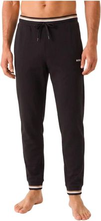 HUGO BOSS Broeken, Heren, Zwart, XL, Katoen, Trainingsbroeken