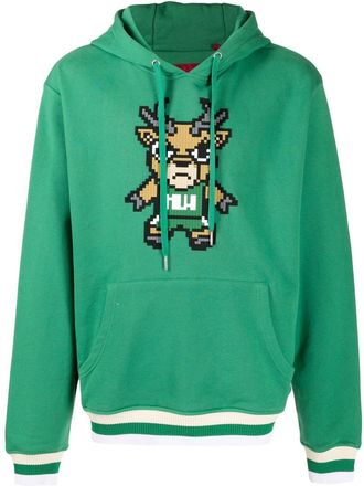 Mostly Heard Rarely Seen Milwaukee graphic hoodie - men - Cotton - L - Green