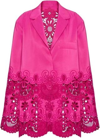 Valentino Garavani Casual Shirts - Dames - Blazers - Roze - L - Jassen