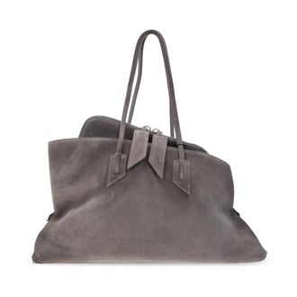 The Attico Bag La Passeggiata Medium - female - The Attico - Shoulder Bags - Gray - ONE SIZE - Bags