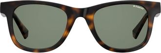 Polaroid Havana Groen Gepolariseerde Zonnebril - Heren - Zonnebrillen - Bruin - 50 MM - Accessoires