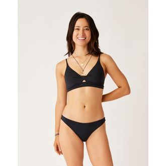 Carve Designs Sanitas Skimpy Reversible Bottom in Black/navy at Nordstrom, Size X-Large