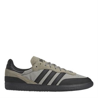 adidas Originals Mens 100t Palos hi in Silver Pebble - Green - Size UK 9.5