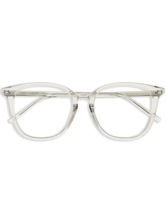 Saint Laurent Eyewear SL 724 glasses - women - Acetate - 53 - Neutrals