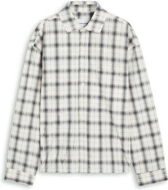 Mki Miyuki Zoku Box Dress Striped Seersucker Shirt - Multicoloured 1 - XL