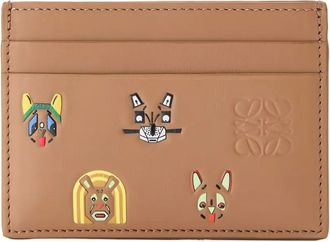 Loewe Pasjeshouder met kat - Beige