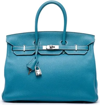 Herm&egrave;s Pre-owned Hermes Clemence Birkin Retourne 35 Ladies 707XT29J71M8C143