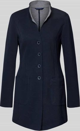 White Label Blazer mit Stehkragen und Eingrifftaschen in Marine, Gr&ouml;&szlig;e 40