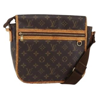 Louis Vuitton Pre-owned Vintage Canvas Crossbody Tas - Dames - Pre-owned - Bruin - Maat: ONE Size